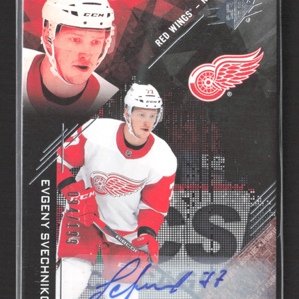 2018 Upper Deck SPx Hockey Evgeny Svechnikov #R-ES 094/199 Auto