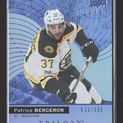 2018 Upper Deck Trilogy Patrice Bergeron #44 622/999