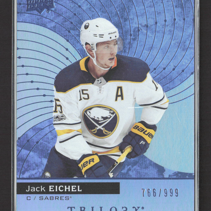 2018 Upper Deck Trilogy Jack Eichel #48 766/999