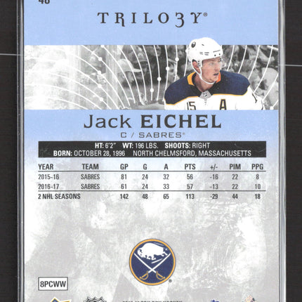 2018 Upper Deck Trilogy Jack Eichel #48 766/999