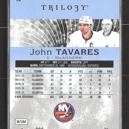 2018 Upper Deck Trilogy John Tavares #10 /999