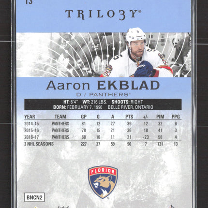 2018 Upper Deck Trilogy Aaron Ekblad #13 /999