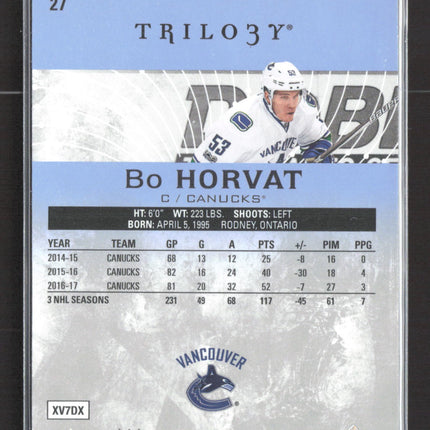 2017 Upper Deck Trilogy Ryan O'Reilly #27 Blue 495/999