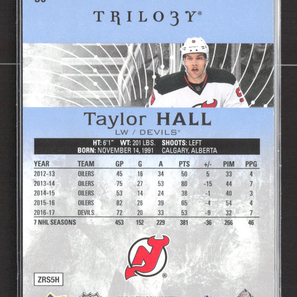 2018 Upper Deck Trilogy Taylor Hall #30 399/999