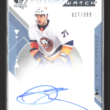 2018 Upper Deck SP Authentic Future Watch Michael Dal Colle #164 827/999 Auto