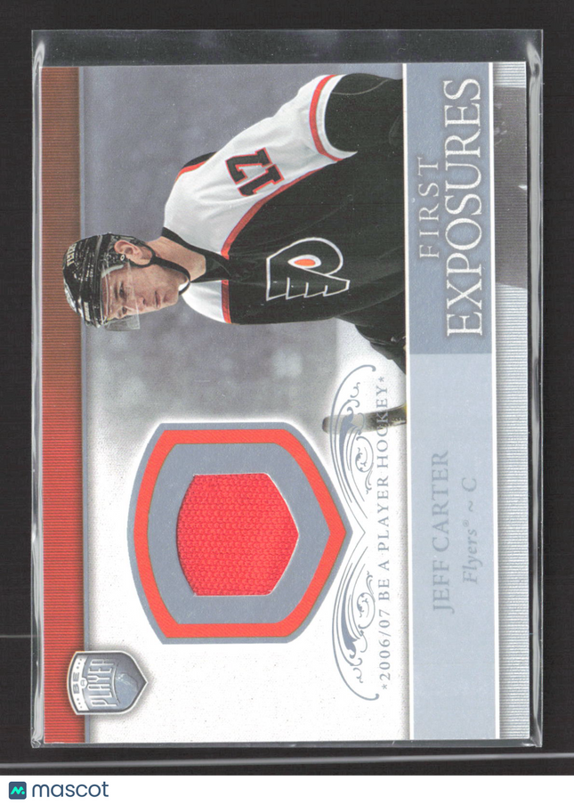 2006 Upper Deck Be A Player First Exposures Jeff Carter #FE-JC Jersey