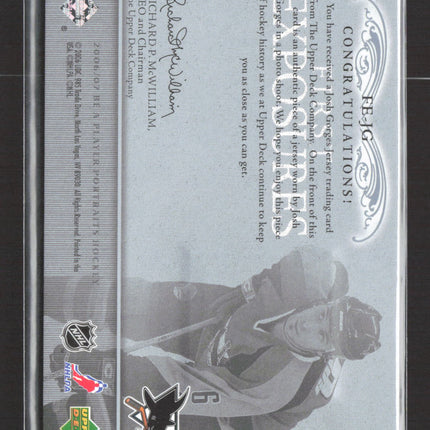 2006 Upper Deck Be A Player First Exposures Josh Gorges #FE-JG Jersey Patch