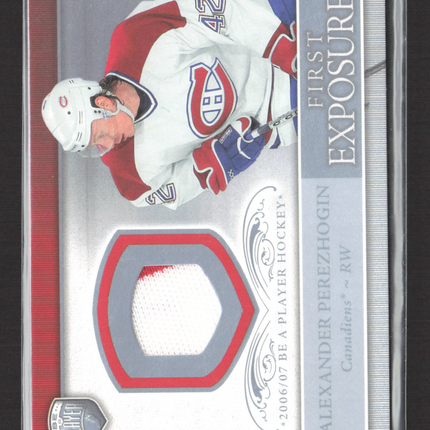 2006 Upper Deck Be A Player First Exposures Alexander Perezhogin #FE-AP Jersey