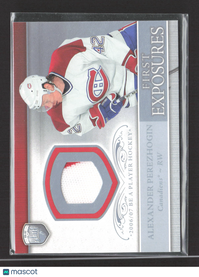 2006 Upper Deck Be A Player First Exposures Alexander Perezhogin #FE-AP Jersey