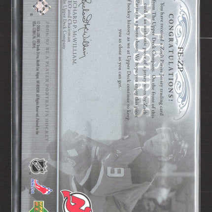 2006 Upper Deck Be A Player First Exposures Zach Parise #FE-ZP Jersey