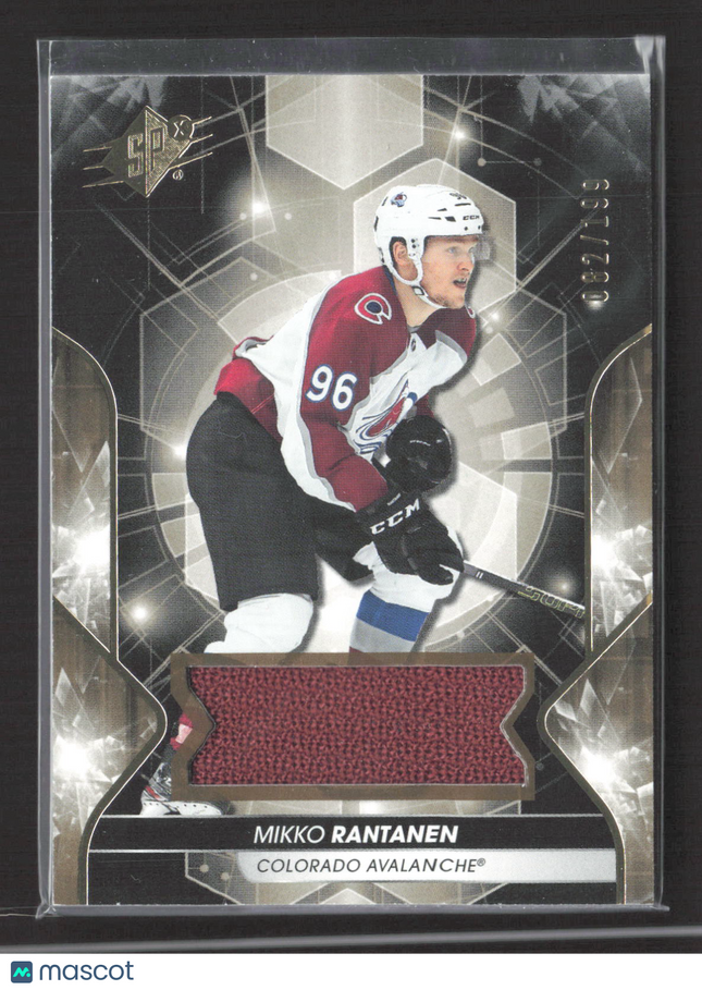 2020 Upper Deck SPx Hockey Mikko Rantanen #43 Jersey 082/199