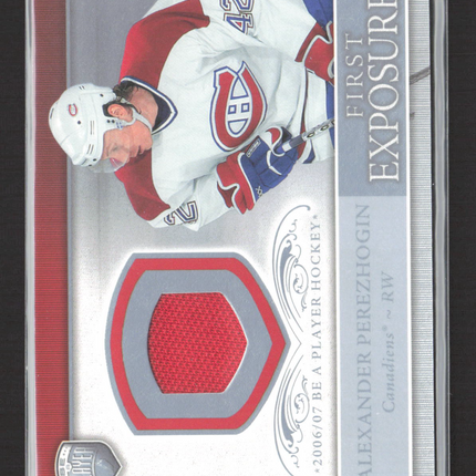 2006 Upper Deck Be A Player First Exposures Alexander Perezhogin #FE-AP Jersey