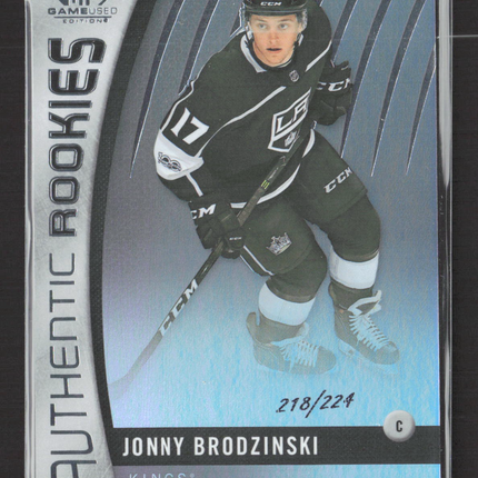 2018 Upper Deck SP Game Used Hockey Jonny Brodzinski #152 218/224
