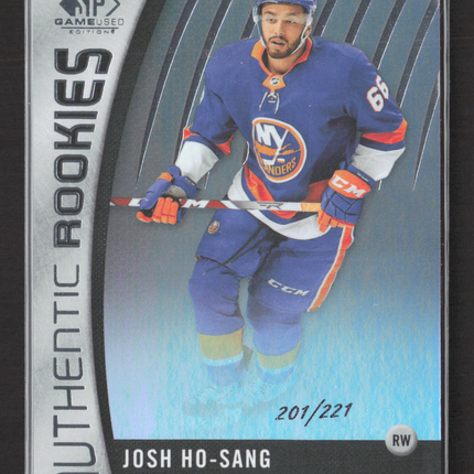 2018 Upper Deck SP Game Used Edition Authentic Rookies Josh Ho-Sang #140 201/221