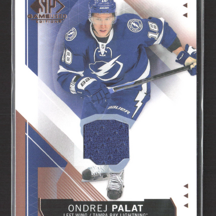 2016 Upper Deck SP Game-Used Ondrej Palat #72 Game-Used Jersey