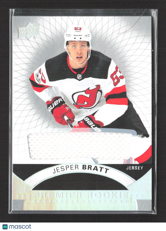 2017 Upper Deck Premier Jesper Bratt #55 Memorabilia Jersey