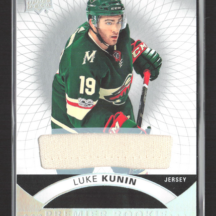 2018 Upper Deck Premier Luke Kunin #84 Memorabilia Jersey