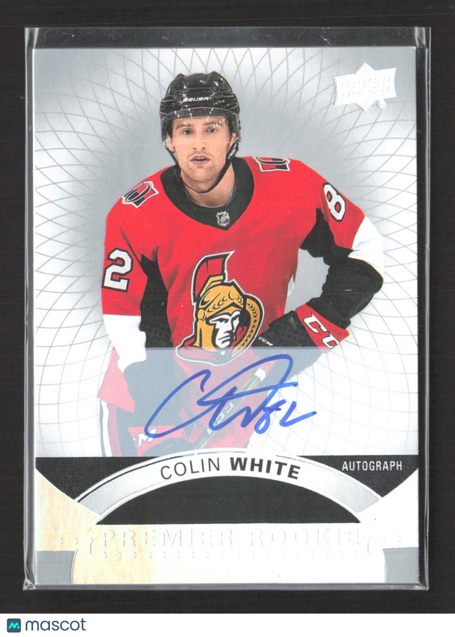 2018 Upper Deck Premier Hockey Colin White #81 Auto