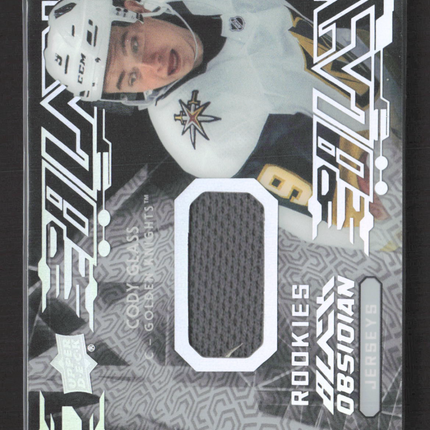 2020 Upper Deck Black Obsidian Cody Glass #OJ-CG Jersey
