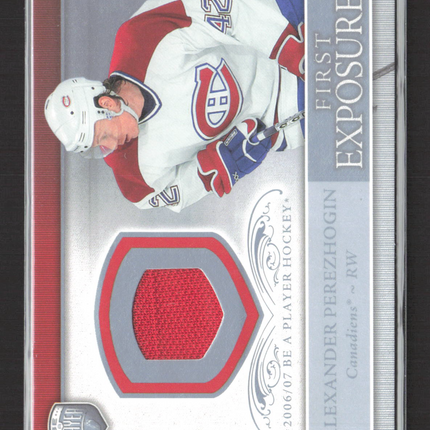 2006 UD Be A Player Portraits First Exposures Alexander Perezhogin #FE-AP Jersey