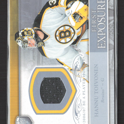 2006 UD Be A Player Portraits First Exposures Hannu Toivonen #FE-HT Jersey