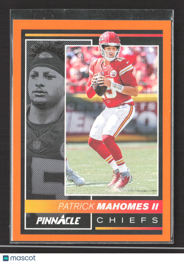 2025 Panini Encore Pinnacle Patrick Mahomes II #97 Orange /99