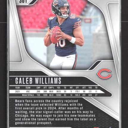 2024 Panini Prizm Caleb Williams #301 Pink RC