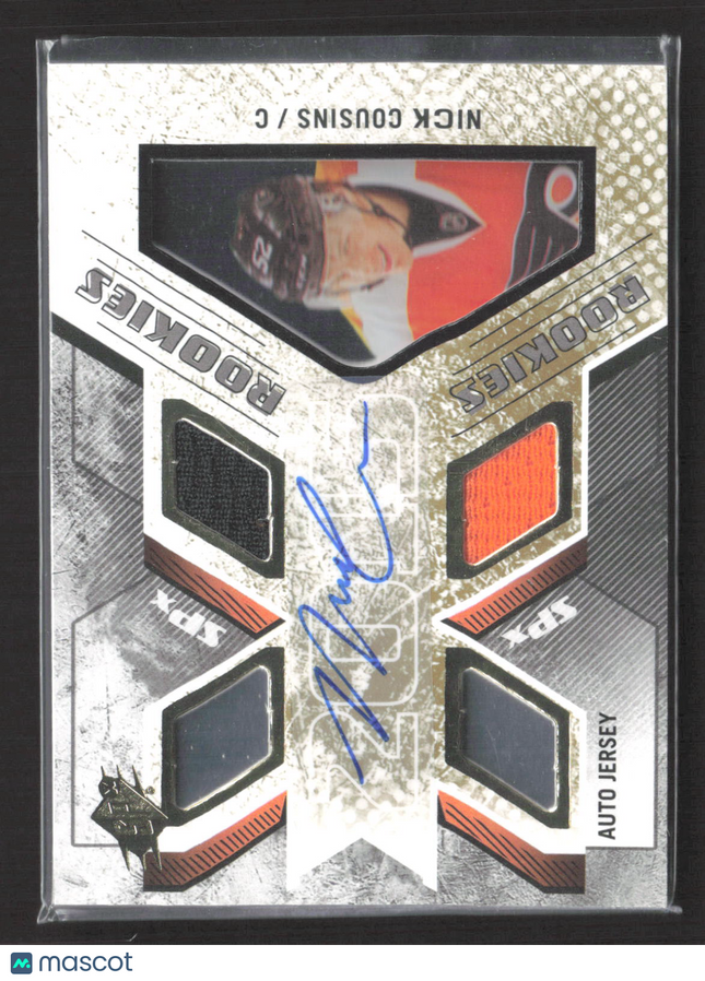 2014 Upper Deck SPx Nick Cousins #143 127/499 Auto Jersey