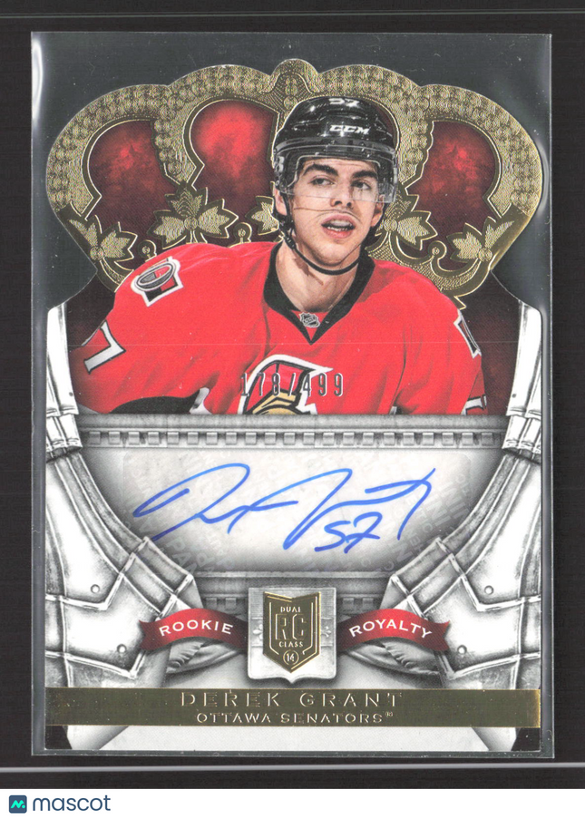 2014 Panini Crown Royale Derek Grant #231 RC 178/499 Auto