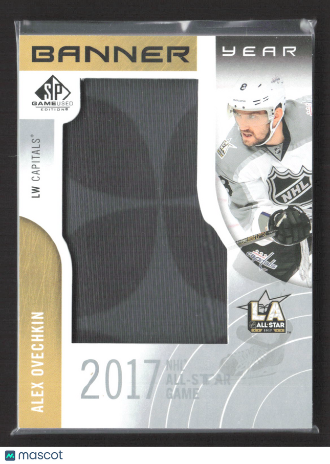 2017 Upper Deck SP Game Used Banner Year Alex Ovechkin #BAS-AO Banner Relic