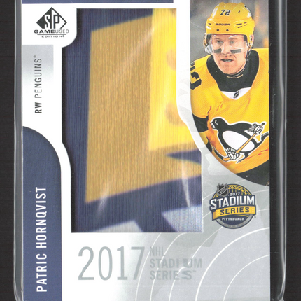 2018 Upper Deck SP Game Used Banner Year Patric Hornqvist #BSS-PH Relic