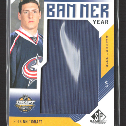 2018 Upper Deck SP Game Used Banner Year Pierre-Luc Dubois #BD16-PD Relic