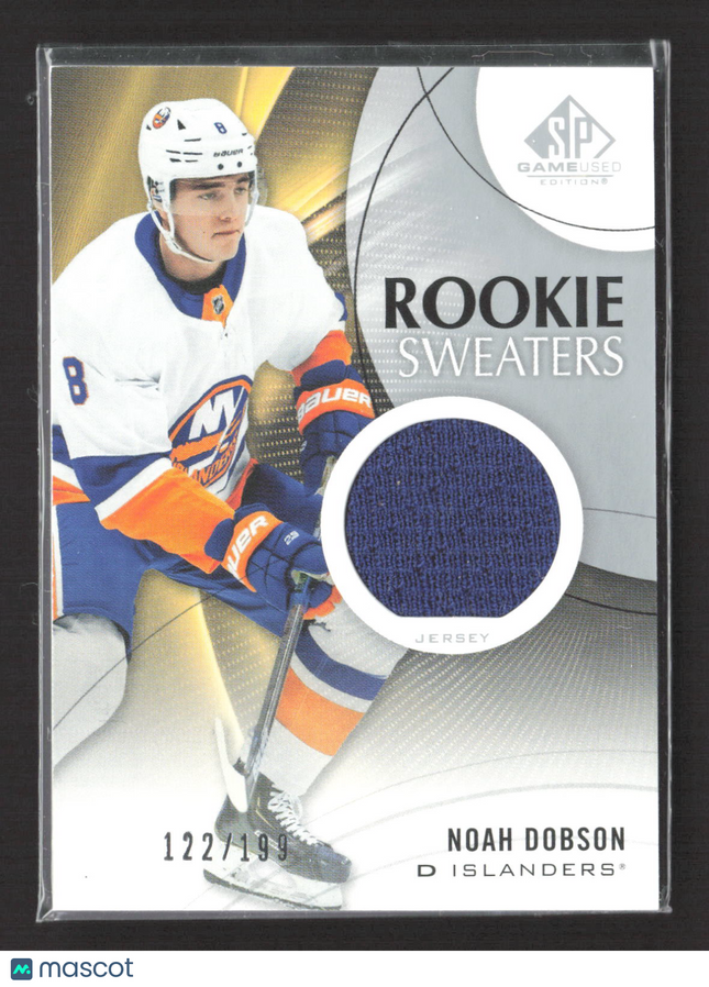 2020 Upper Deck SP Game Used Rookie Sweaters Noah Dobson #RS-ND 122/199 Jersey