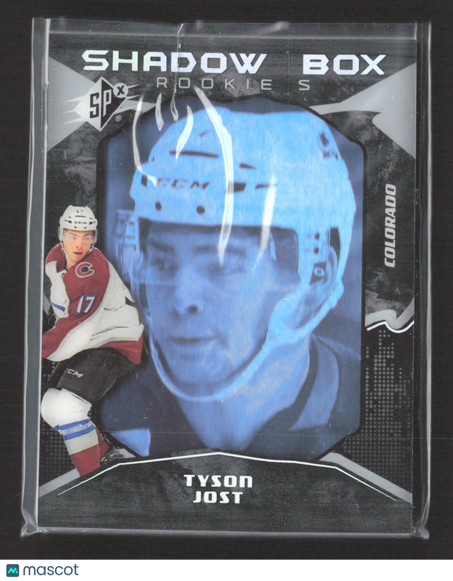 2018 Upper Deck SPx Shadow Box Rookies Tyson Jost #41 /298