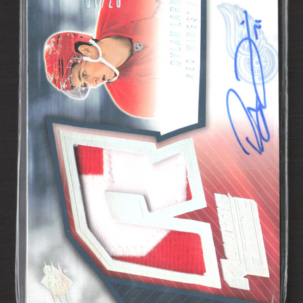 2015 Upper Deck SPx Hockey Dylan Larkin #SPXR-DL Patch Auto /10
