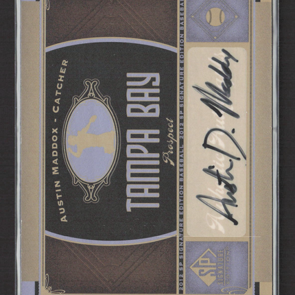 2012 Upper Deck SP Signature Edition Austin Maddox #TB-12 Auto