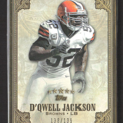 2012 Topps Five Star D'Qwell Jackson #64 138/139