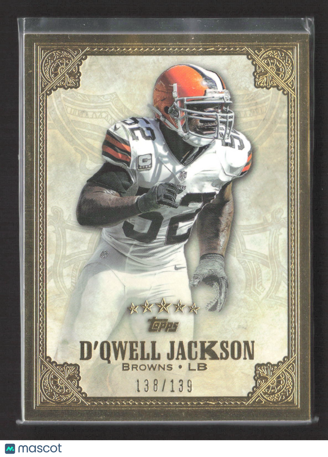 2012 Topps Five Star D'Qwell Jackson #64 138/139