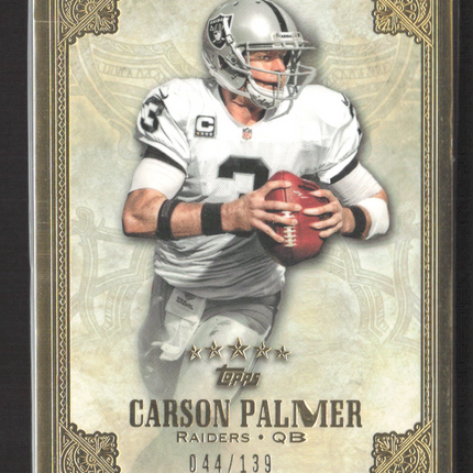 2012 Topps Five Star Carson Palmer #84 044/139