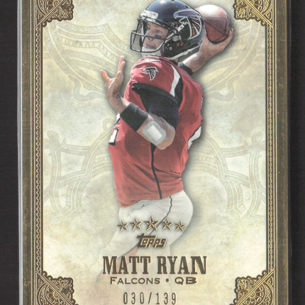 2012 Topps Five Star Matt Ryan #26 030/139