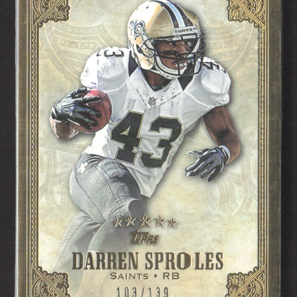 2012 Topps Five Star Darren Sproles #27 103/139
