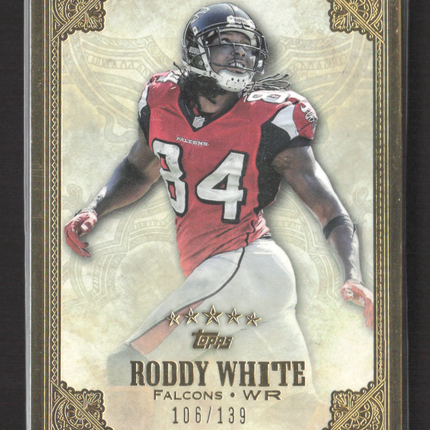 2012 Topps Five Star Roddy White #121 106/139