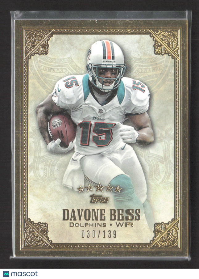 2012 Topps Five Star Davone Bess #134 Gold 030/139