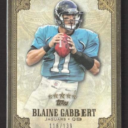 2012 Topps Five Star Blaine Gabbert #137 116/139