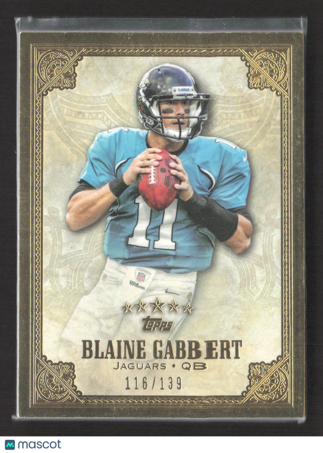 2012 Topps Five Star Blaine Gabbert #137 116/139