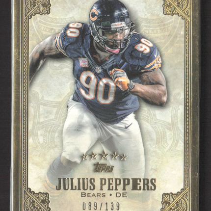 2012 Topps Five Star Julius Peppers #138 089/139