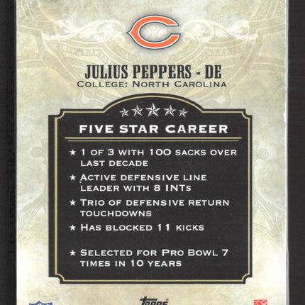 2012 Topps Five Star Julius Peppers #138 089/139
