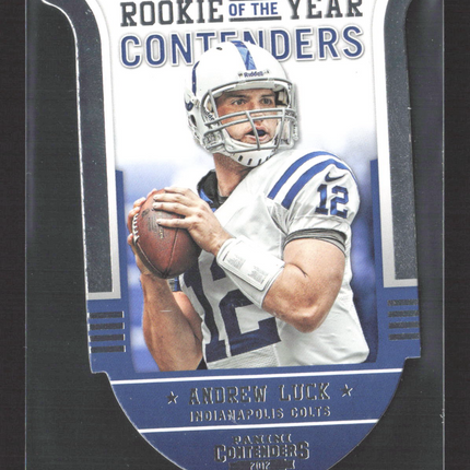 2012 Panini Contenders Rookie of the Year Contenders Andrew Luck #1