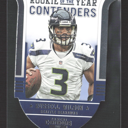 2012 Panini Contenders Rookie of the Year Contenders Russell Wilson #8