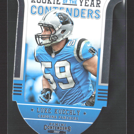 2012 Panini Contenders Rookie of the Year Contenders Luke Kuechly #14